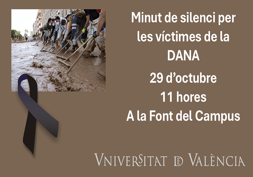 Minuto de silencio en memoria de las víctimas de la DANA